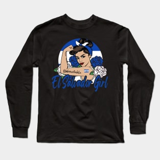 El Salvador Girl Long Sleeve T-Shirt